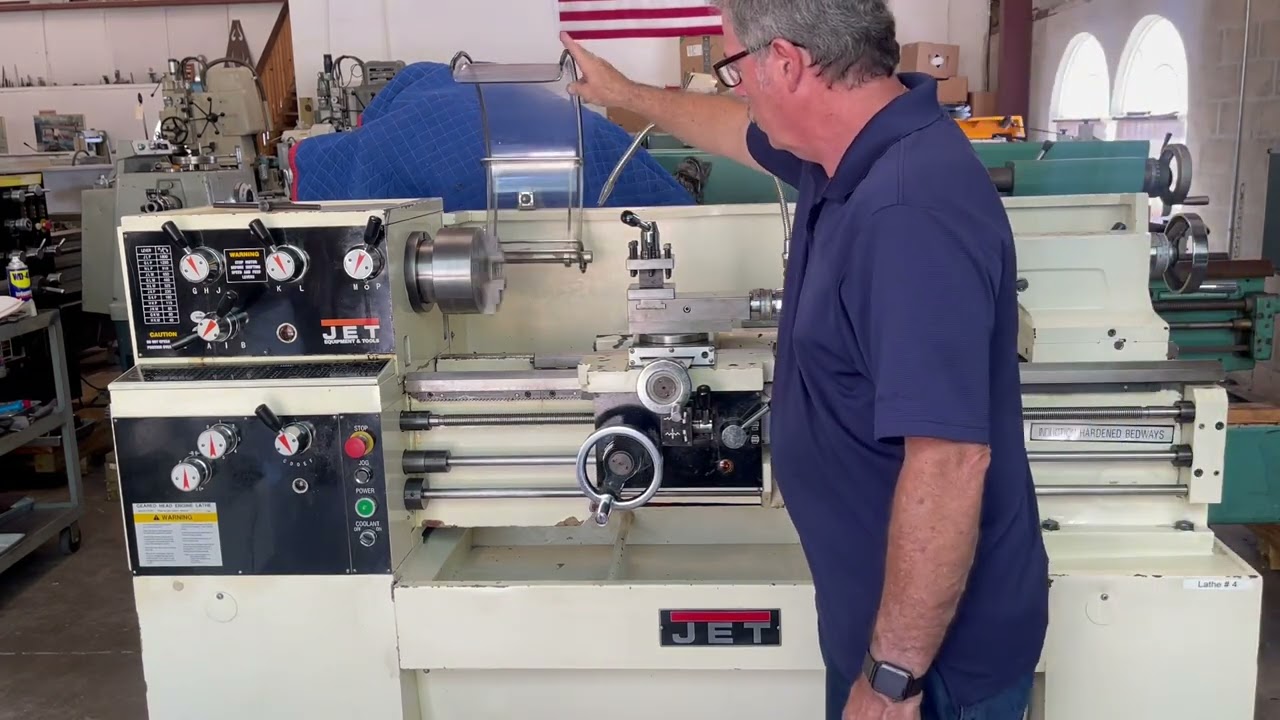 JET GH-1440W-3  14”/20” x 40”cc Gap Lathe 2008’ 
