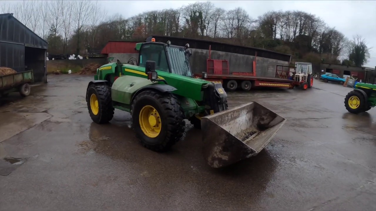 JOHN DEERE 3420 CONTROLS WALK AROUND