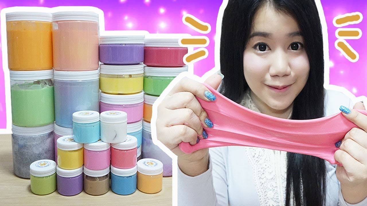 รีวิว สไลม์เซอร์ไพรส์ 25 กระปุก สุดฟิน~ มีอะไรซ่อนอยู่นะ?? | คะน้า Kanakiss
