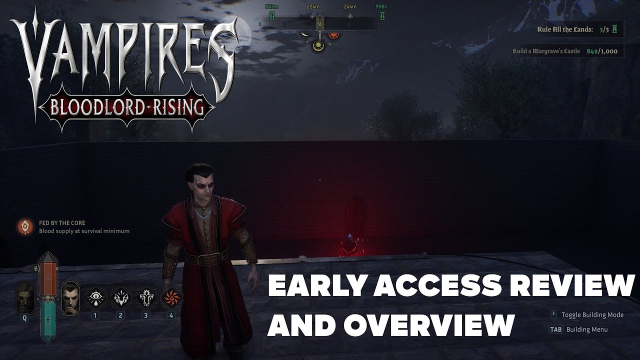 Обзор и краткое содержание игры Vampires: Bloodlords Rising в раннем доступе.