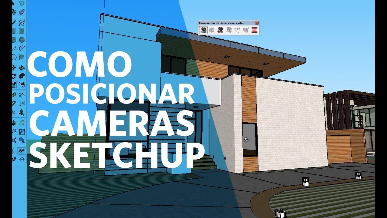 SketchUp | Os 10 Erros Mais Comuns - 07 de 10 | Não Posicionar Câmera