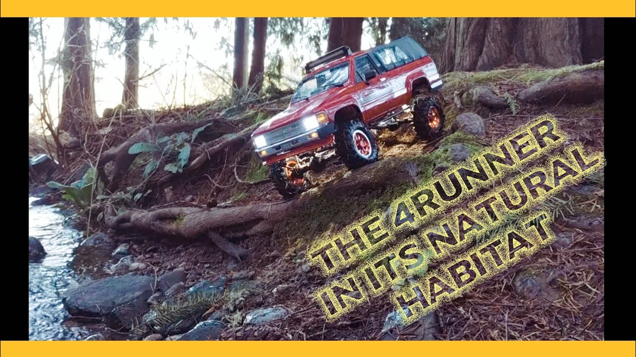 Rc4wd Toyota 4Runner. the Creek bash!🌊🍻