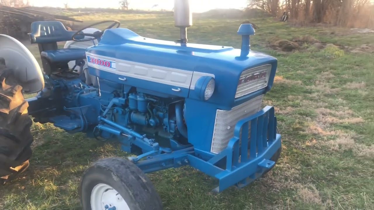1967 Ford 3000 Diesel startup