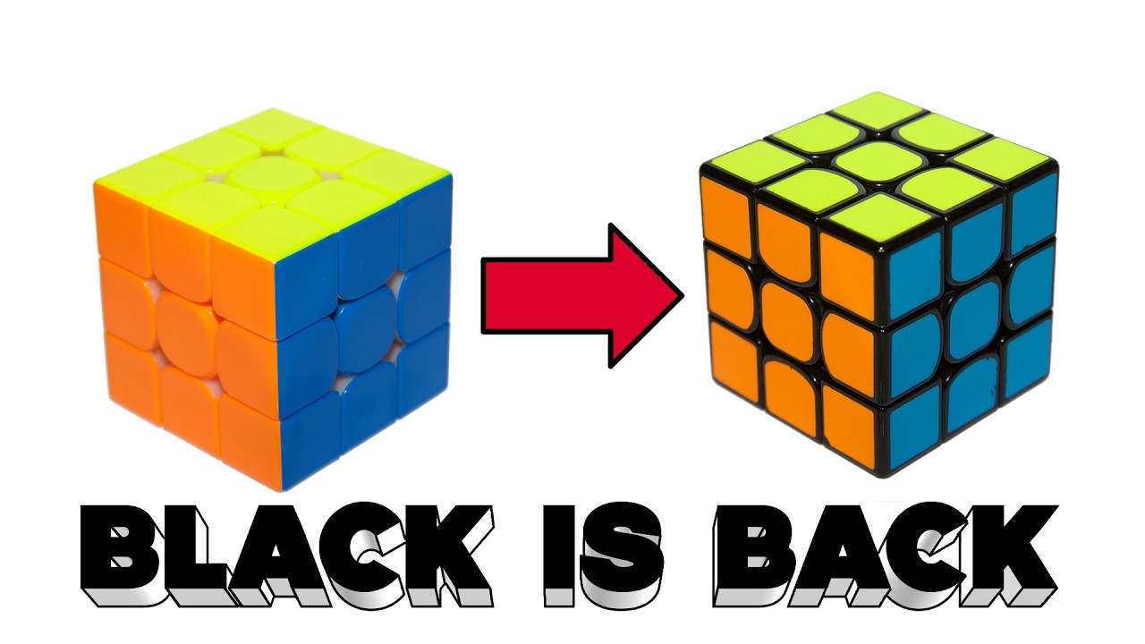 How To Make A Black Speedcube in 2026