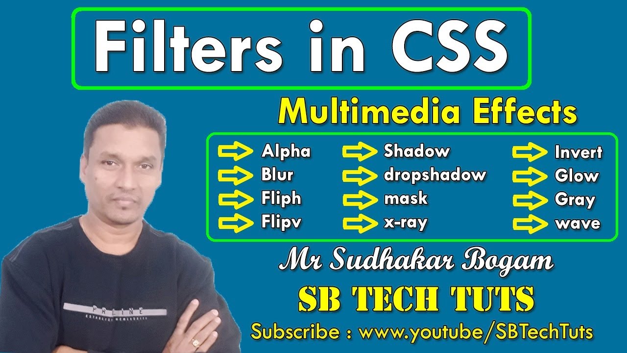 Multimedia Effects with Filters in CSS | CSS Filters | Filter Property in CSS | CLASS-25 | Telugu
