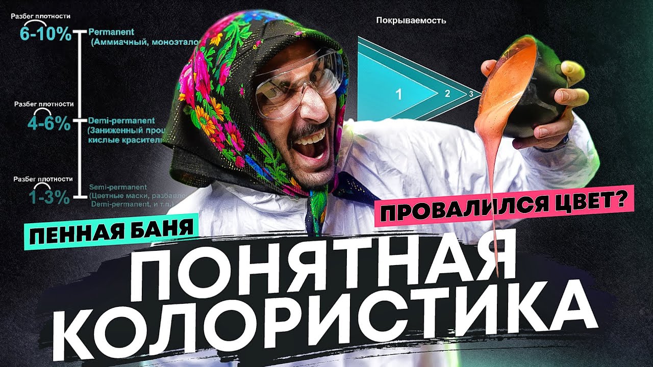 Понятная колористика | Пенные бани | Как исправить цвет | Мастер-класс | Окрашивание волос