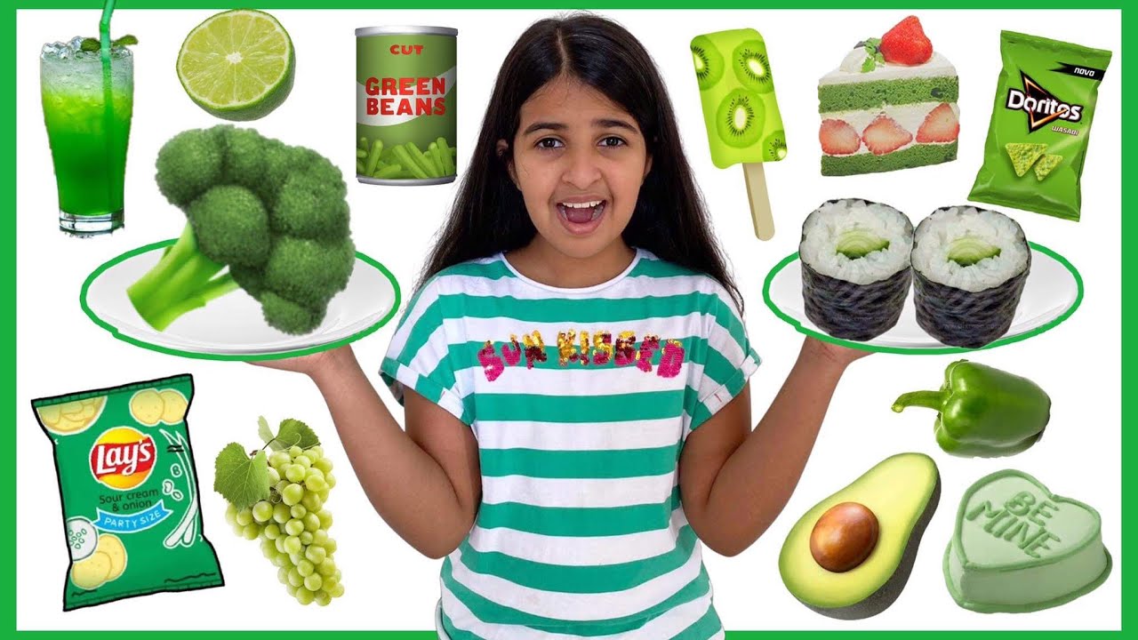 قضيت يوم كامل باللون الأخضر 🥒🥦 بس للأسف ماما تحكمت فيني!! 😭 أصعب يوم بحياتي 🤮