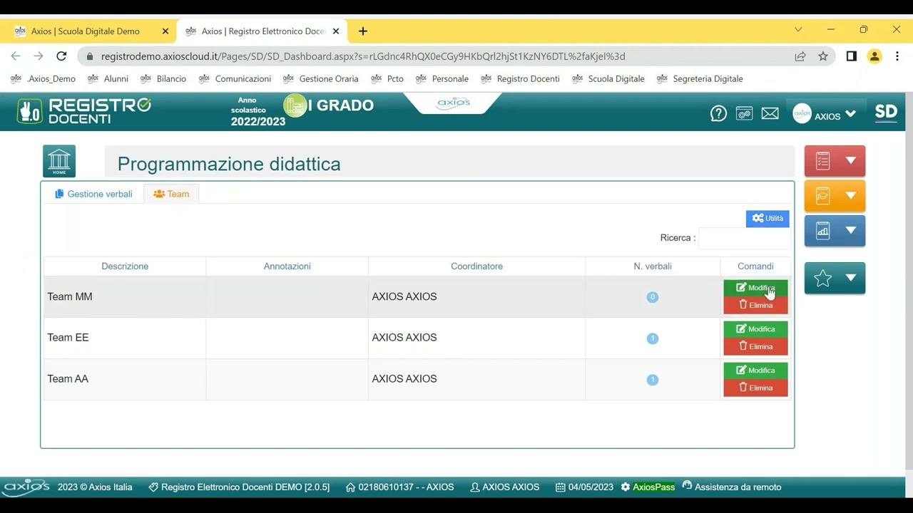 Registro 2.0 - Programmazione Didattica docenti