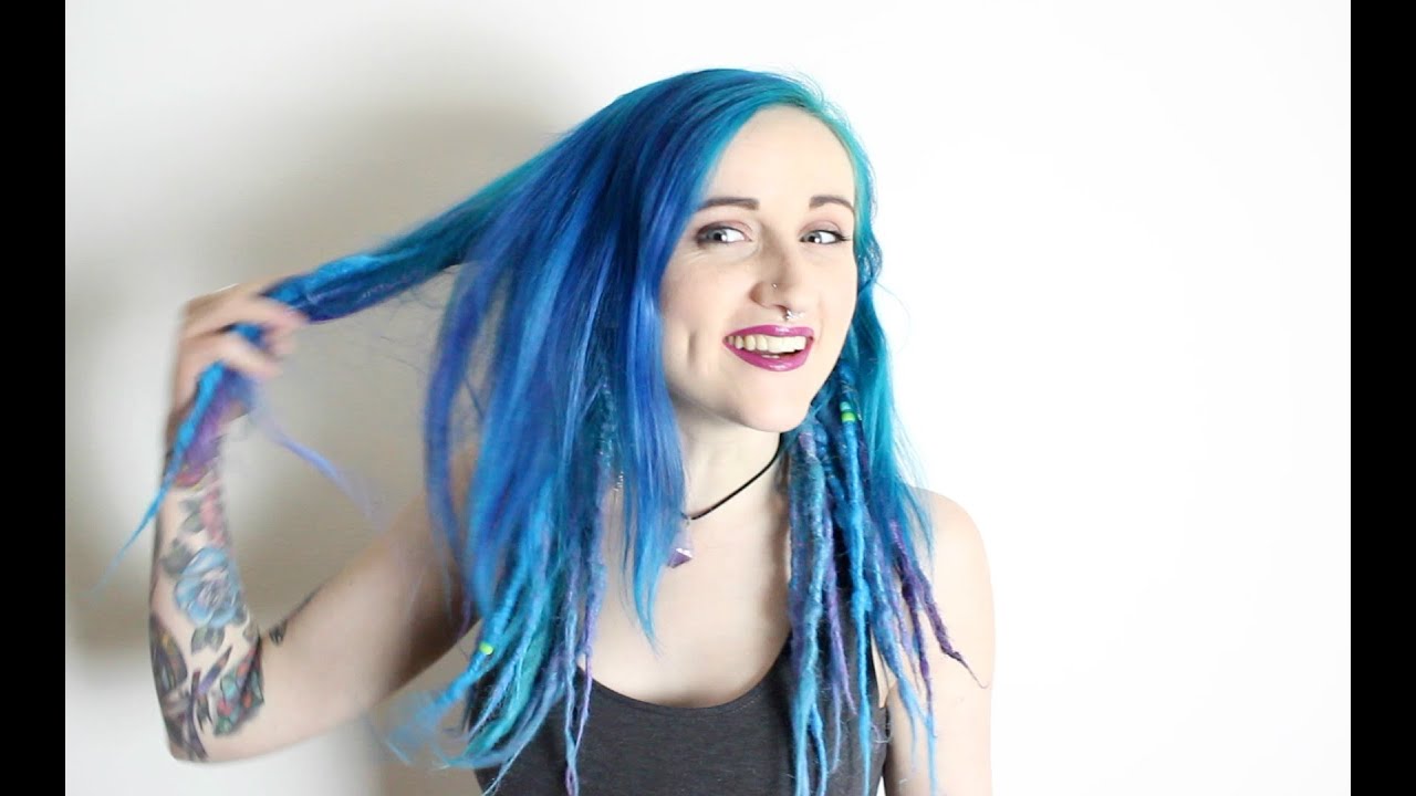 Bleaching Roots/Undercut + Aquamarine Re-dye!