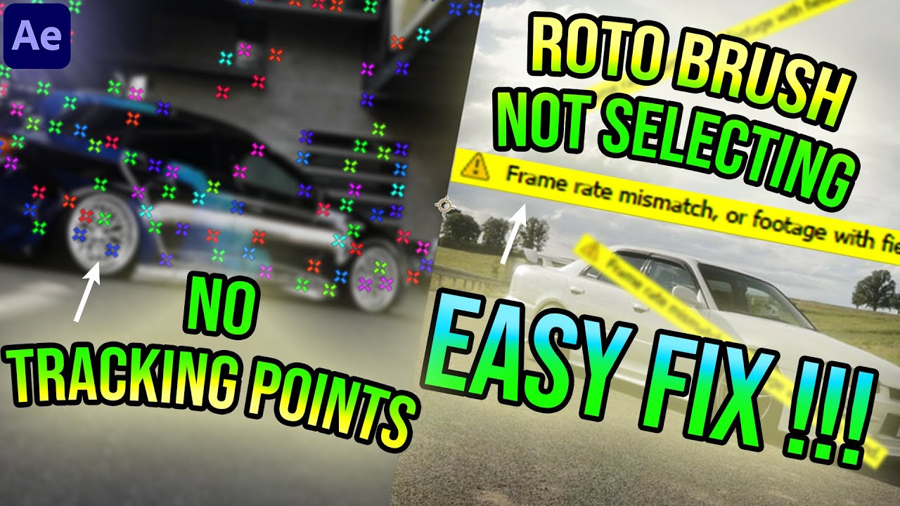 3D Camera & Roto Brush Issue Fix in After Effects