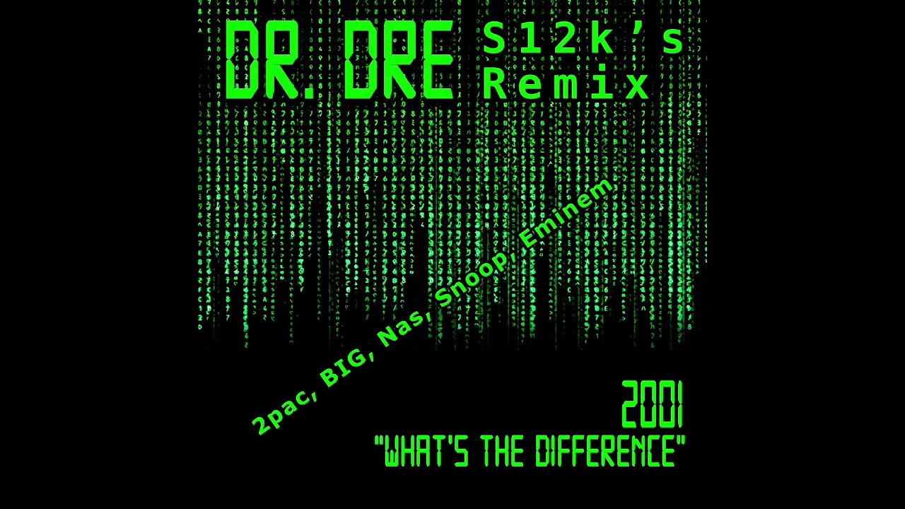 Dr. Dre, 2pac, Biggie, Nas, Snoop Dogg, Eminem - What’s The Difference (s12k’s Remix)