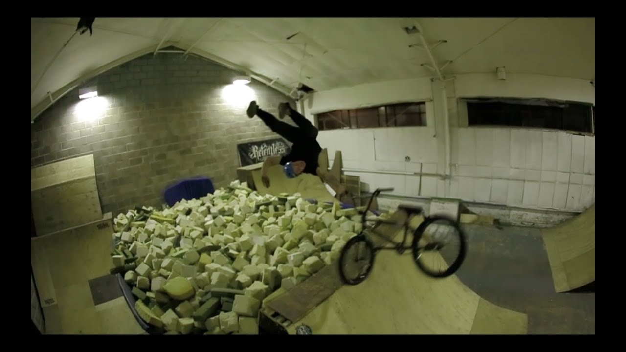 Recovery guy learning backflip with Mark Webb