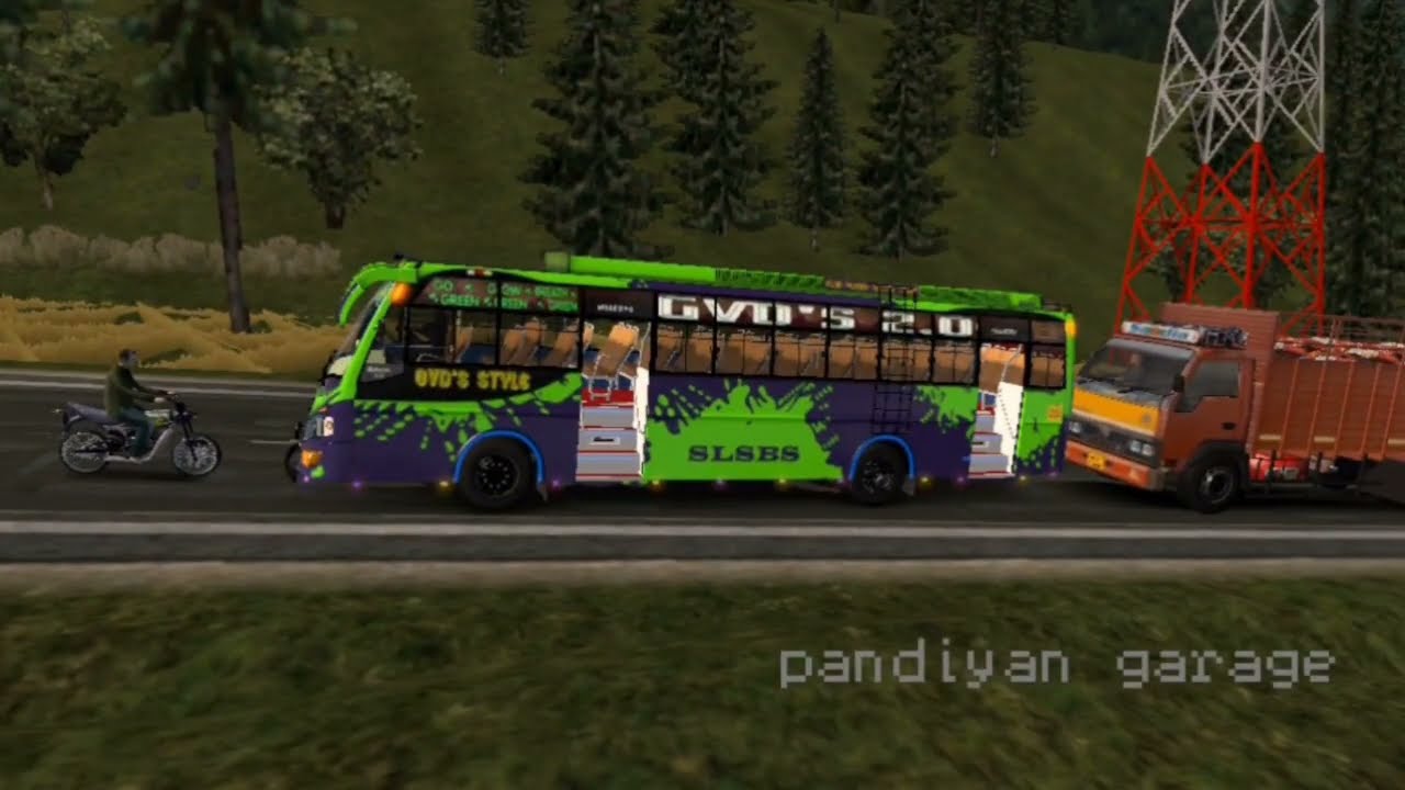 GVD Green Bus Vs Wrong side Two Wheeler Driver|Hills Drive|Gemini Coach