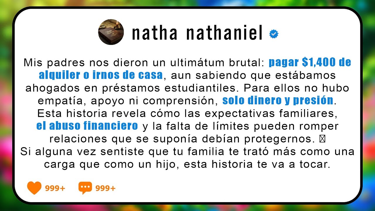 Mis padres exigieron $1,400 de alquiler o nos echaron sin importar nuestros préstamos estudiantiles