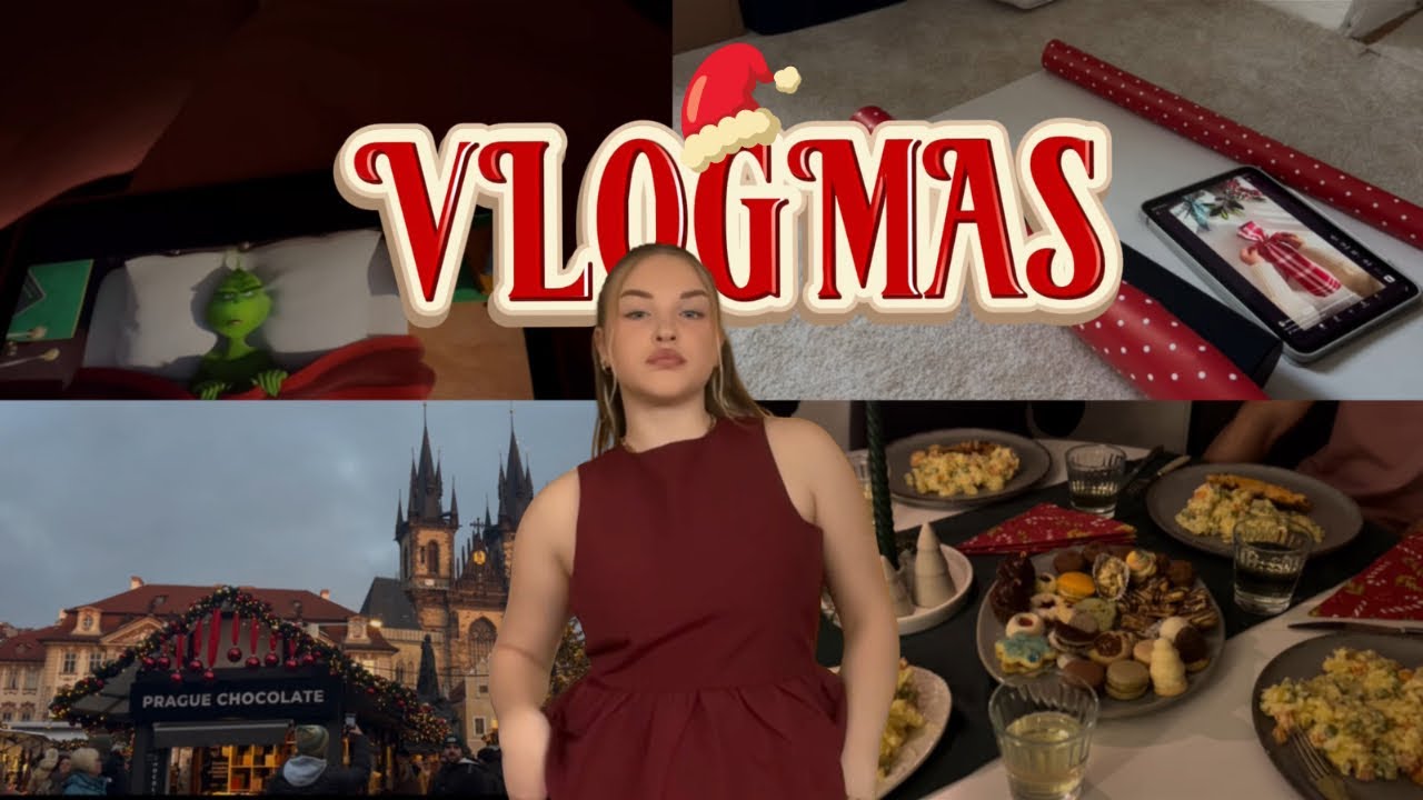 VLOG Z VÁNOC | makeup rutina, pečení cukroví, zprovozňuju kávovar, balím dárky a mnohé další…