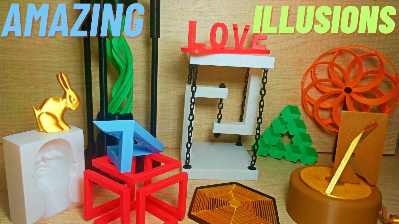 13 INCREDIBLE 3D PRINTED ILLUSIONS