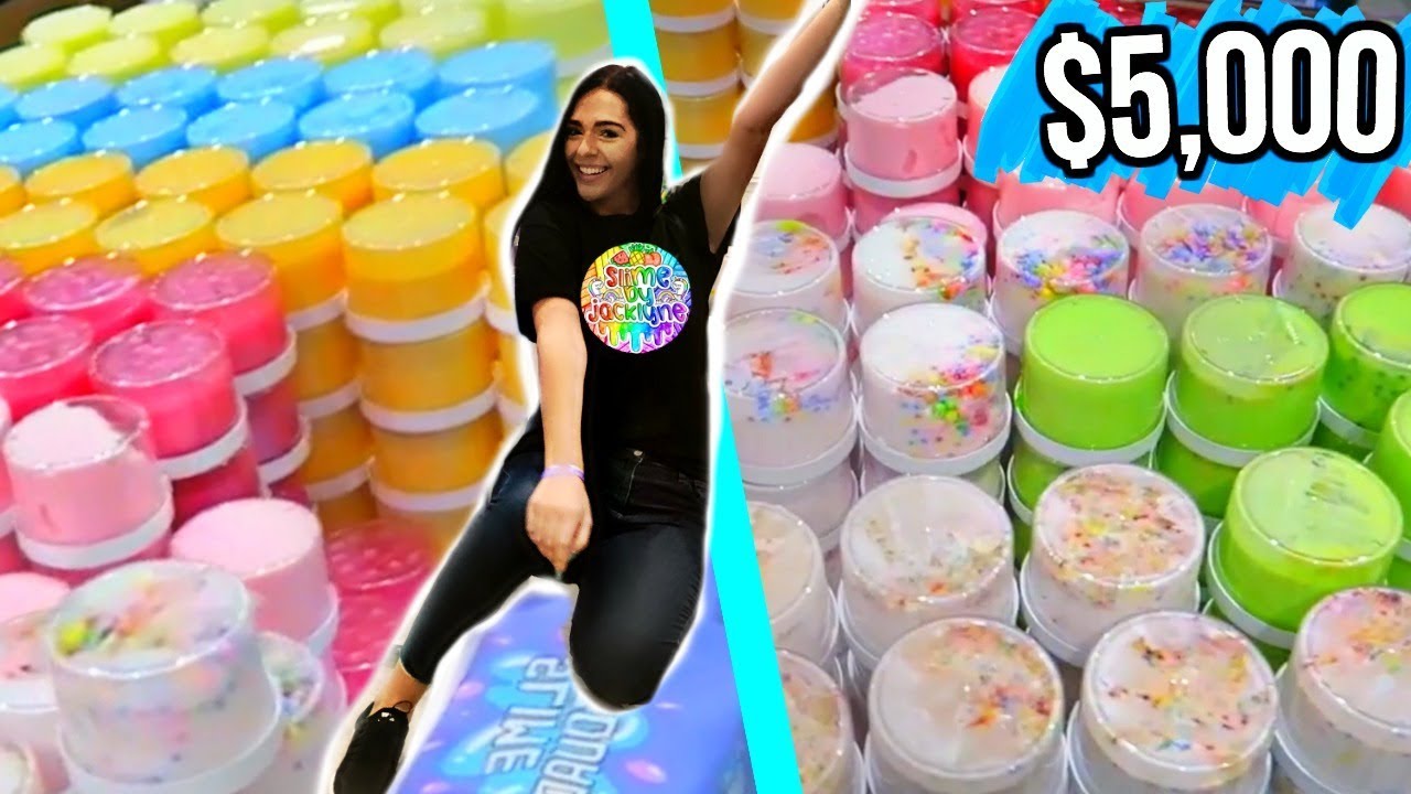 $5000 SLIME BASH HAUL SLIME REVIEW + SLIME BASH 2018 VLOG!!