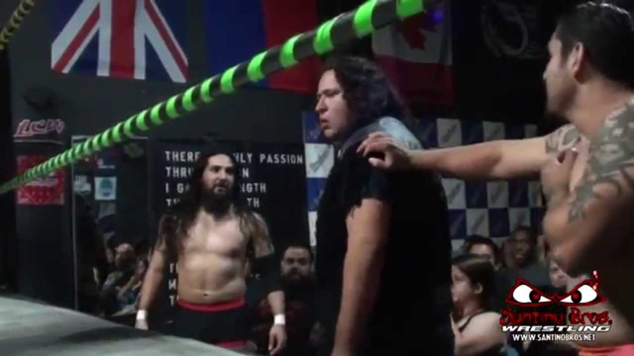 Rico Dynamite Vs Ray Rosas - Santino Bros. Wrestling 2015