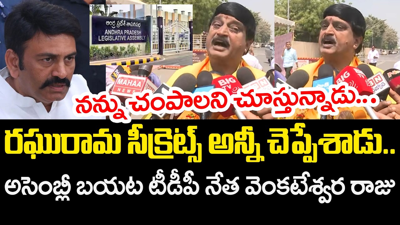 ర‌ఘురామ సీక్రెట్స్ అన్నీ చెప్పేశాడు.. | TDP Potturi Venkateswara Raju On Raghu Rama Krishna Raju