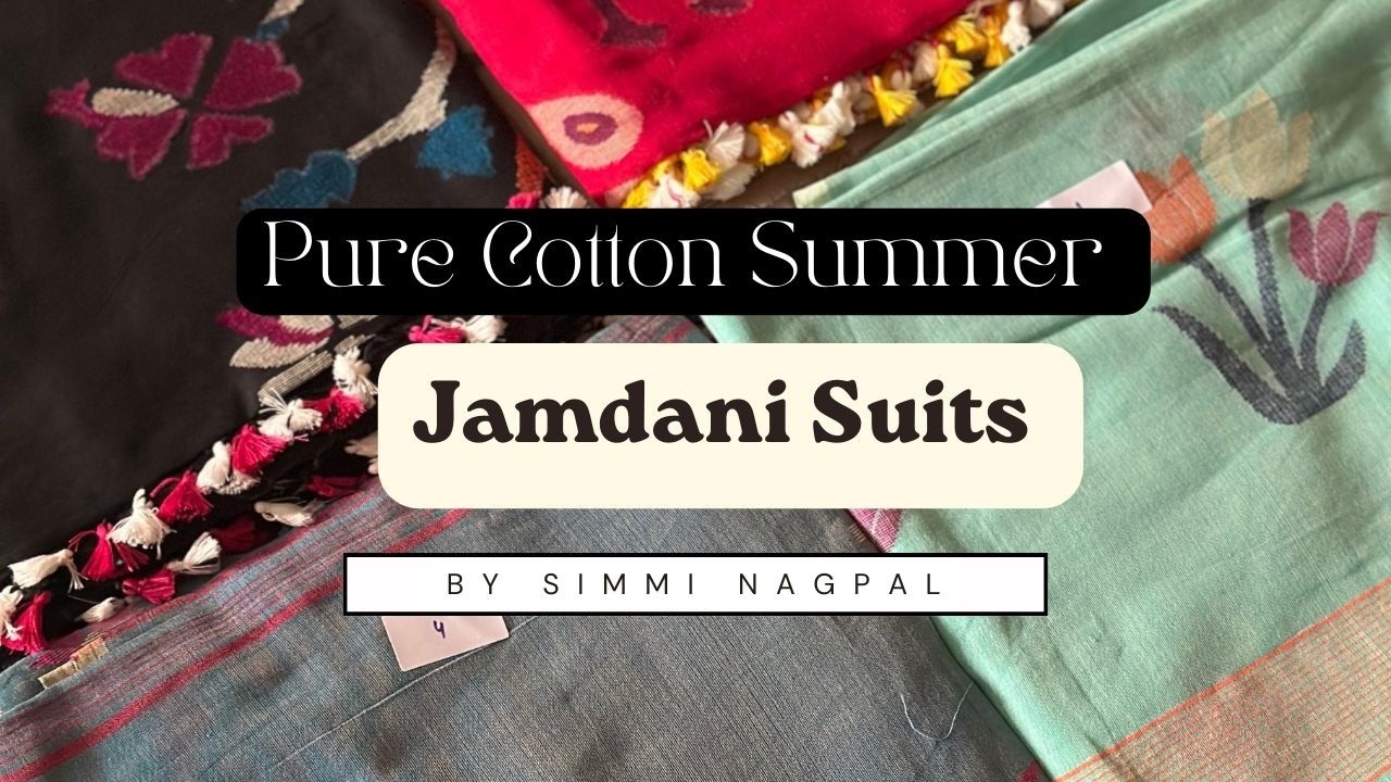 🔴 LIVE: Pure Cotton Summer Handwoven Jamdani Suits 2026