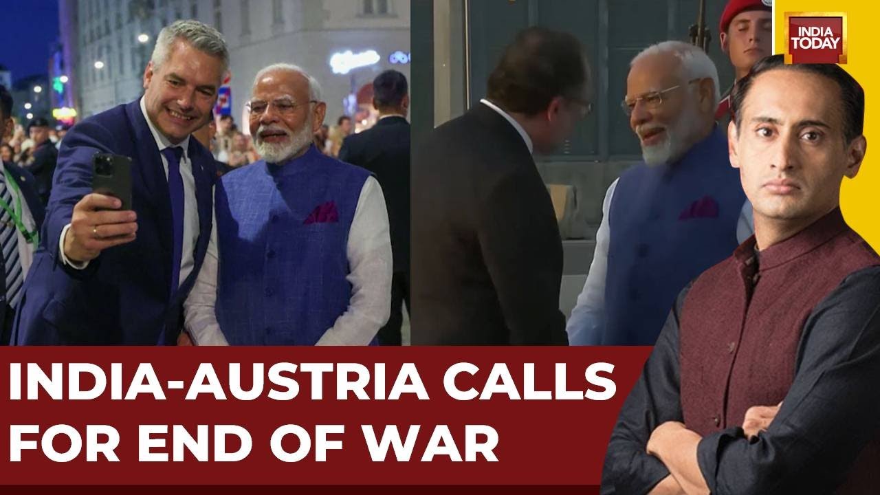 NaMoste Austria: First Indian PM In Vienna After Nearly 41 Years, Calls For End Of War Peacefully
