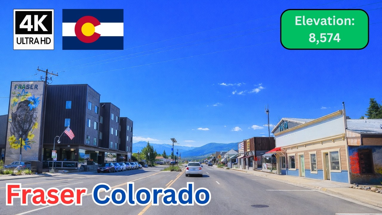 Driving Through Fraser, Colorado ⛰️🚗 | Scenic Summer Mountain Town Drive