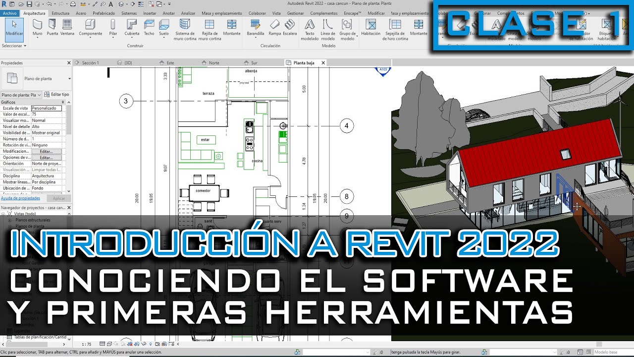 Вводный курс для архитекторов по Revit 2022