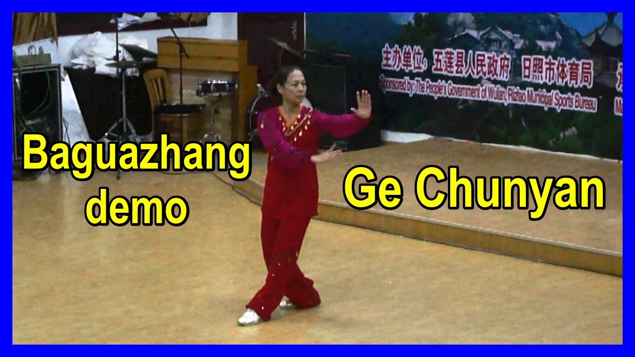 Pokaz Baguazhang w wykonaniu Mistrzyni Ge Chunyan (戈春艳)