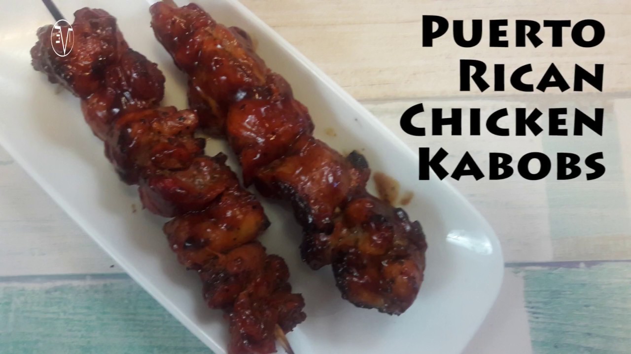 Puerto Rican Chicken Kabobs | Kitchen Quickie 2