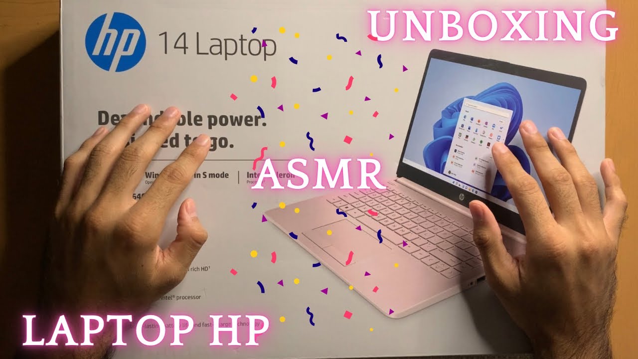 UNBOXING Laptop HP | ASMR 🎧😴