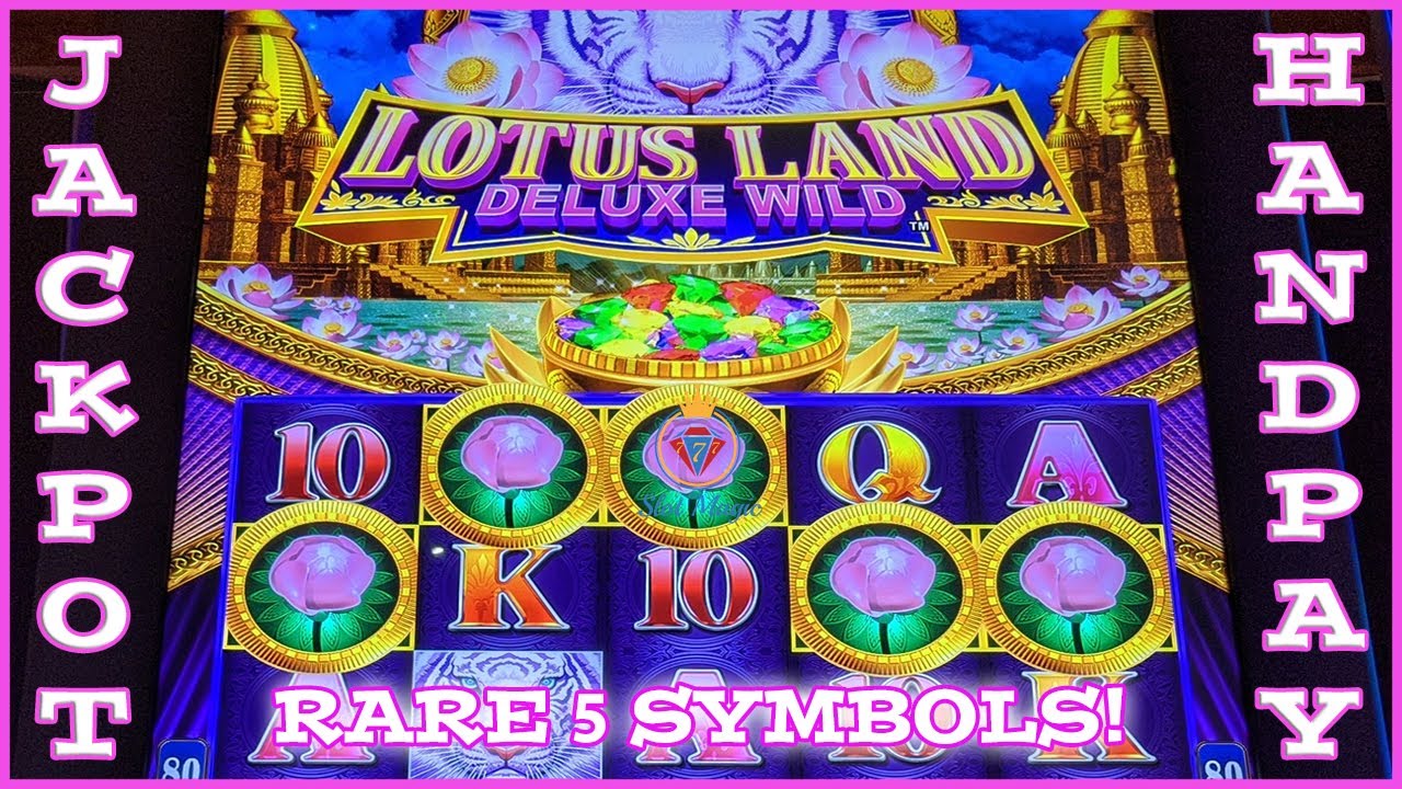 BIGGEST HANDPAY JACKPOT ON YOUTUBE FOR LOTUS LAND DELUXE!  RARE 5 SYMBOLS!🌸BARONA CASINO