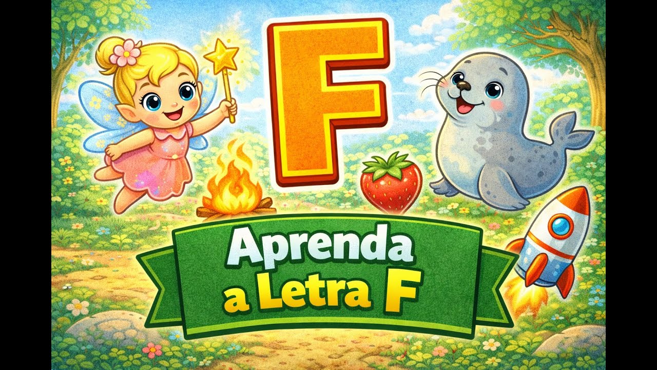 APRENDENDO A LETRA F - Sons, Palavras e História Infantil