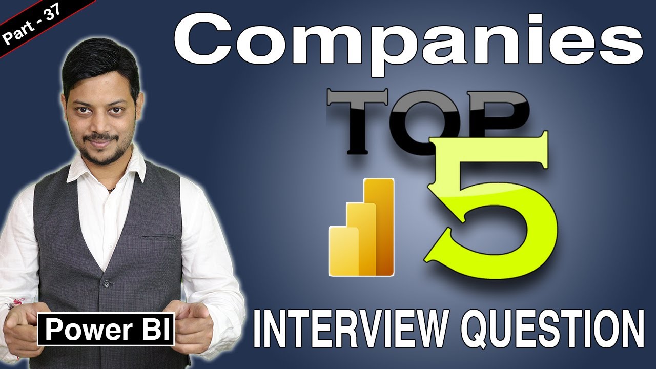 Top 5 Power BI Interview Question in hindi | Top Companies Power BI Interview Question