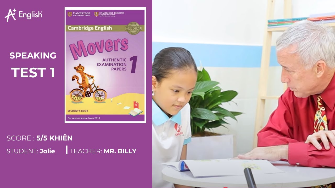 A1 MOVERS Speaking test –  JOLIE | SPEAKING TEST 1