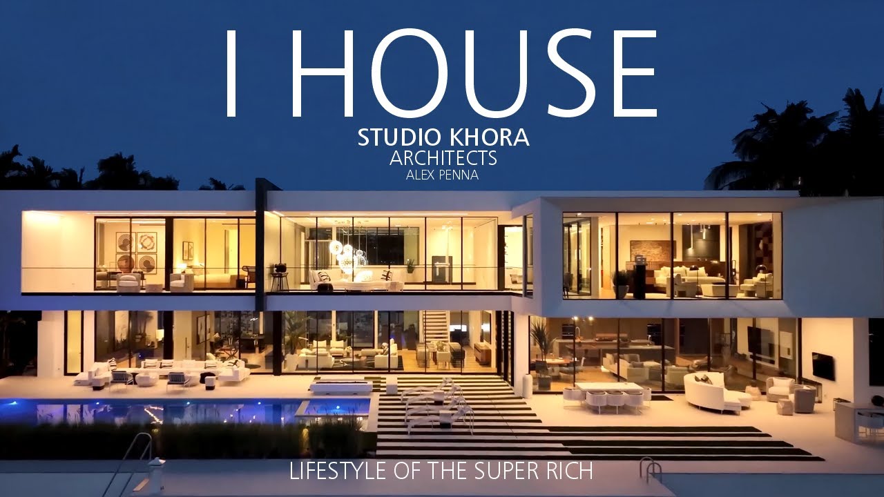 Inside I House by StudioKhora. Billionaire Mansion by Alex Penna.
