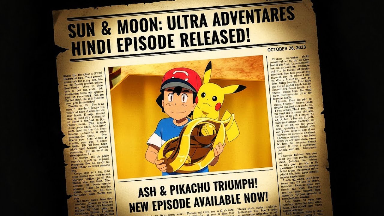 😱😍 FINALLY Pokemon sun and moon ultra adventure hindi episode released | hindi pokemon | 