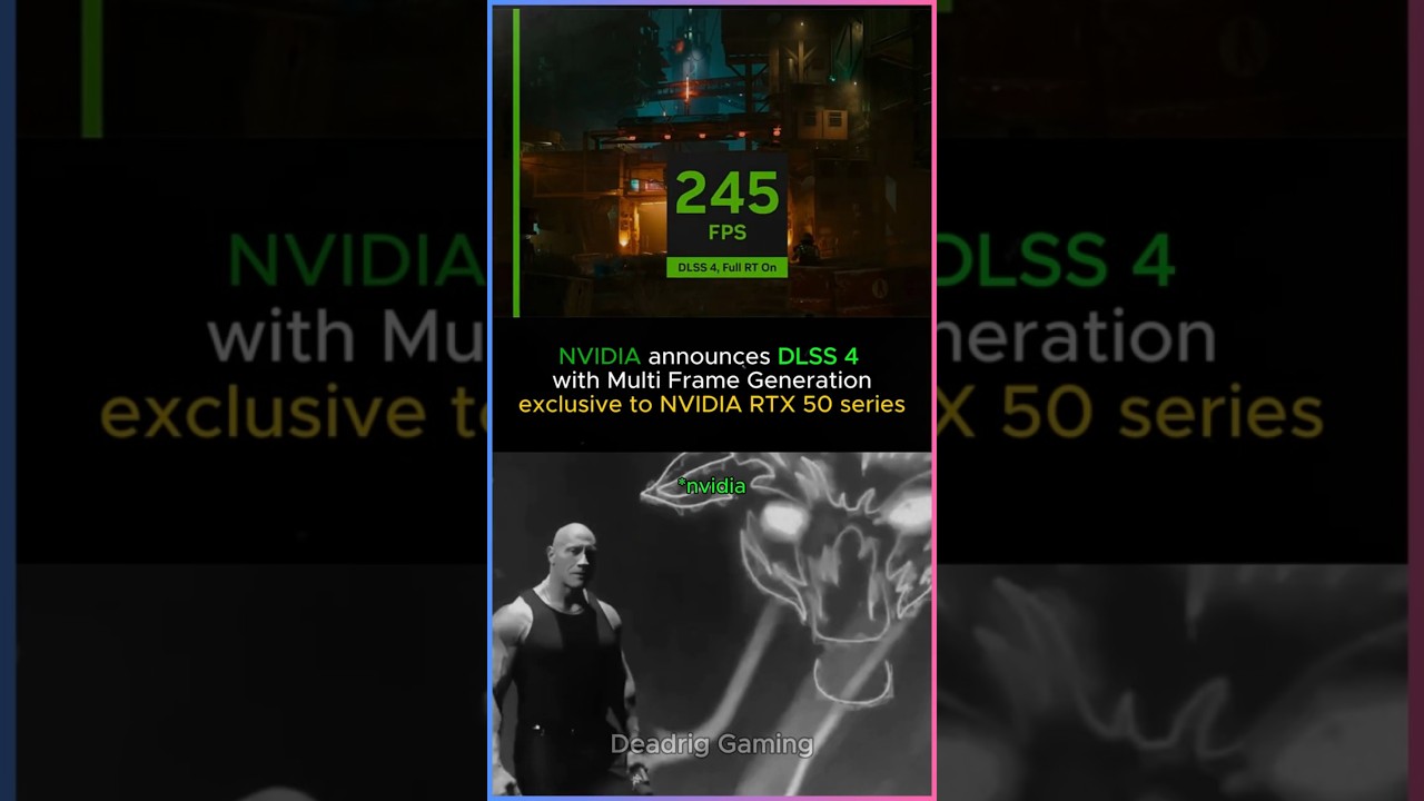 NVIDIA announces DLSS 4 with Multi Frame Generation exclusive to NVIDIA RTX 50 series