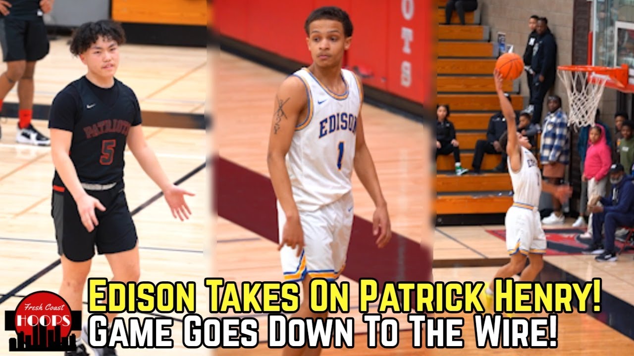 Minneapolis Hoopers Go At It! Edison Takes On Patrick Henry In Sections!