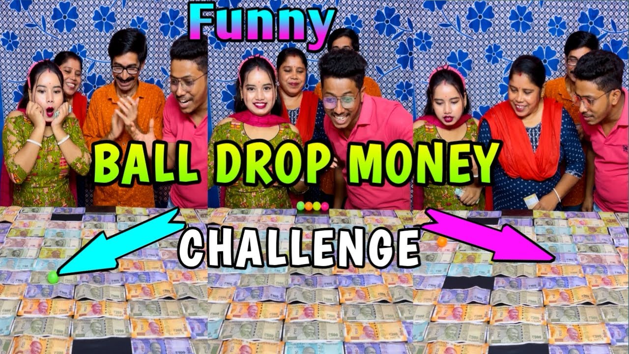 Ball Drop Table Special Money Grip Funny Challenge With Family