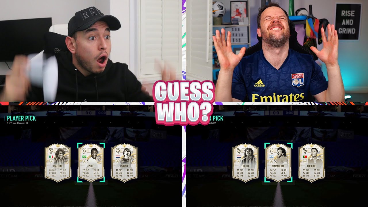 GOING OUT WITH A BANG!!! Icon Moments ONLY Guess Who FIFA vs @Chuffsters!!!