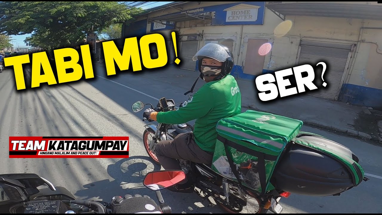 Hoy! itabi mo! Hinarang ko yung Grab Rider  I TEAM KATAGUMPAY