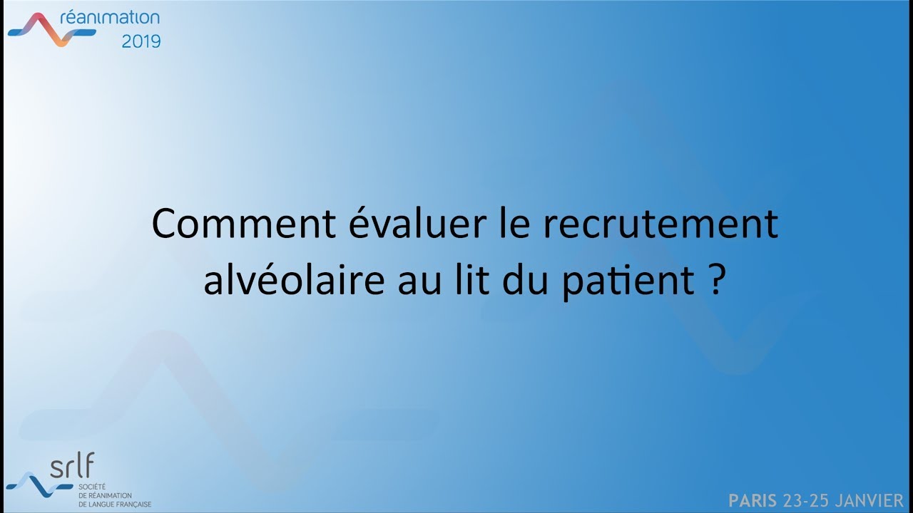 SDRA sévère L. BROCHARD #REANIMATION2019