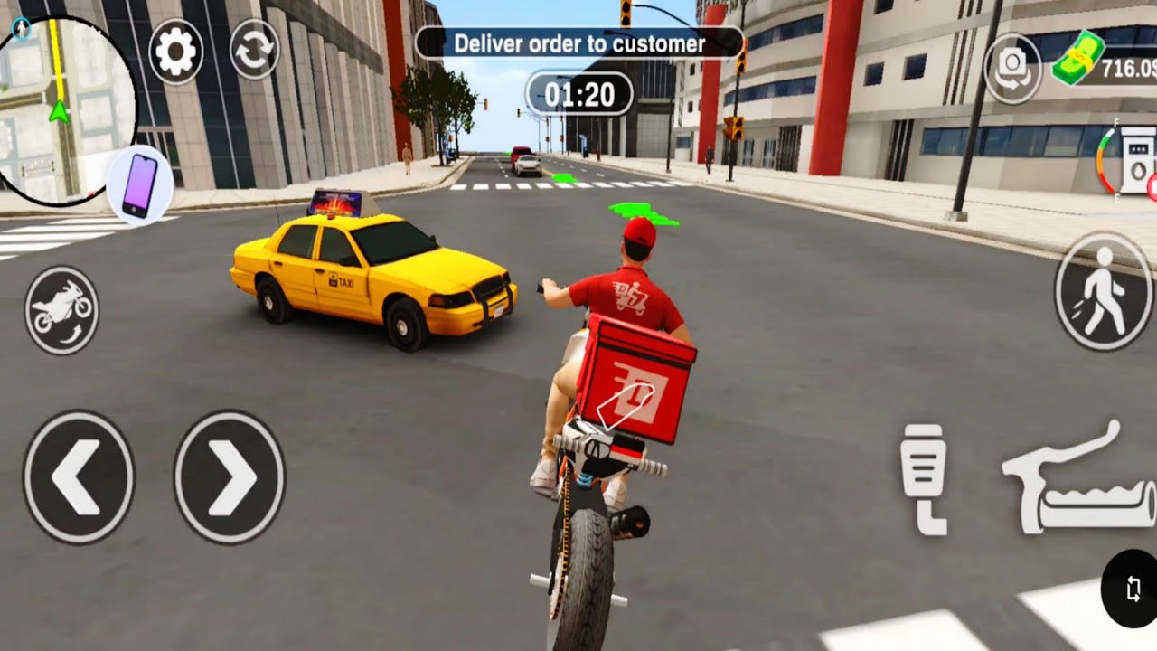 Food Delivery Boy Driving KTM Ninja Bike | Delevery Boy Simulator 3d Gameplay | #games