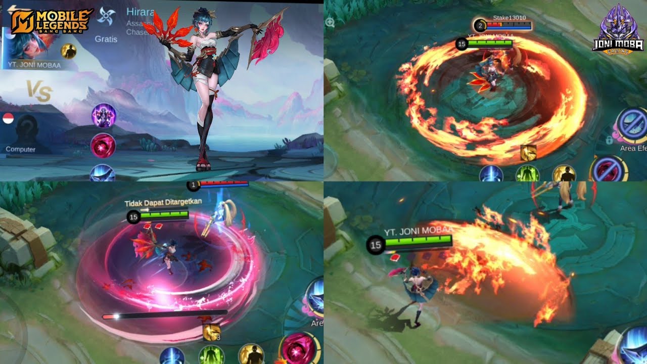 NEW HERO HIRARA - HERO BARU ASSASSIN - GAMEPLAY SKILL MOBILE LEGENDS 