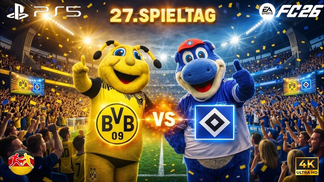 FC26 - Borussia Dortmund vs Hamburger SV | Bundesliga 27.Spieltag | PS5™