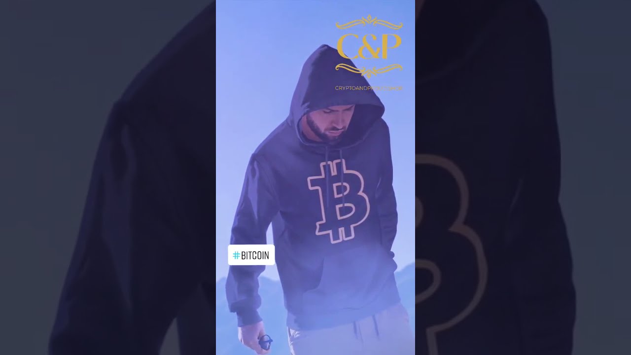 Bitcoin / BTC Hoodies - Crypto & Proud - Crypto Lifestyle Store #Shorts