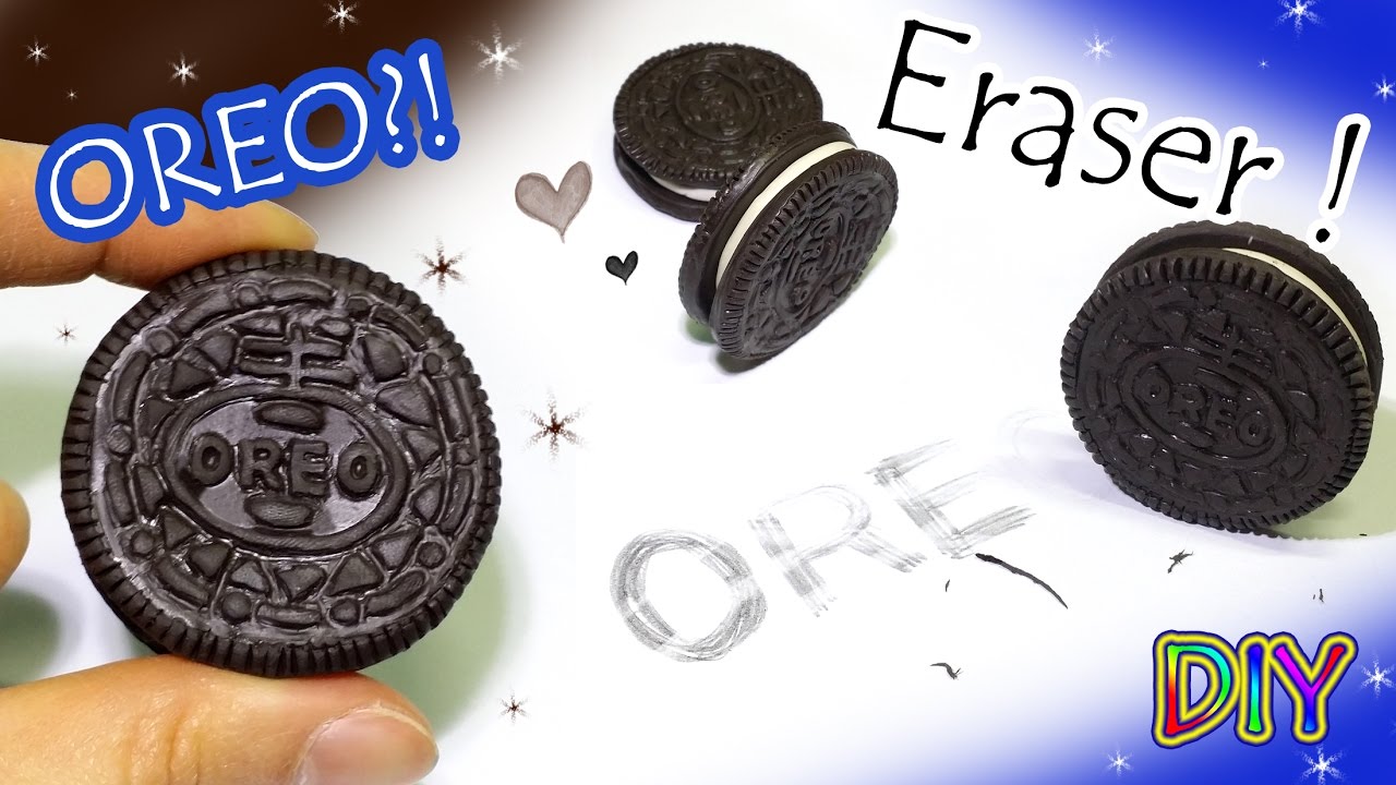 [DIY OREO Eraser ]오레오로 연필을 지운다고?! 오레오 지우개 만들기