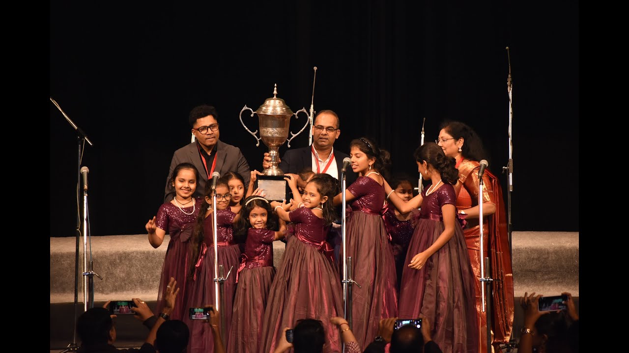 APWS Choir winning moment at the Basel Mission 44th Christmas Music Festival interschool competition
