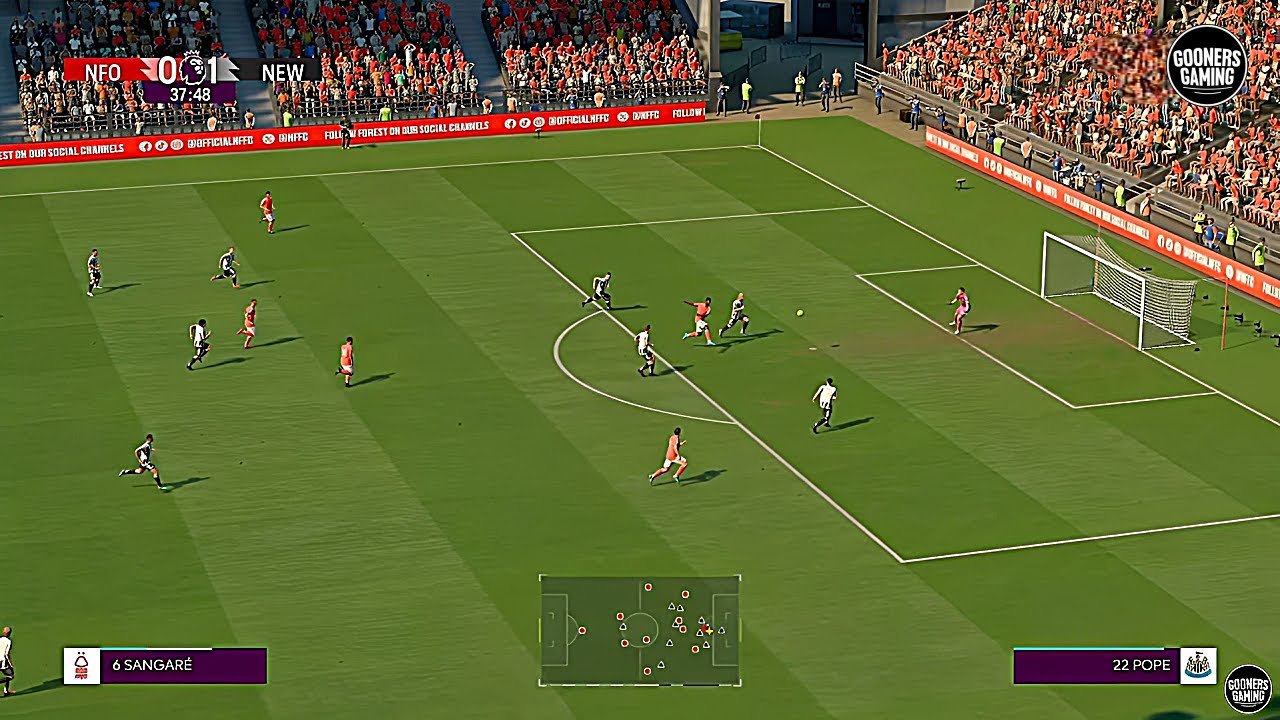 Геймплей FIFA 22, декабрьский сезон 25/26, с модом от Gooners Gaming #fifa22