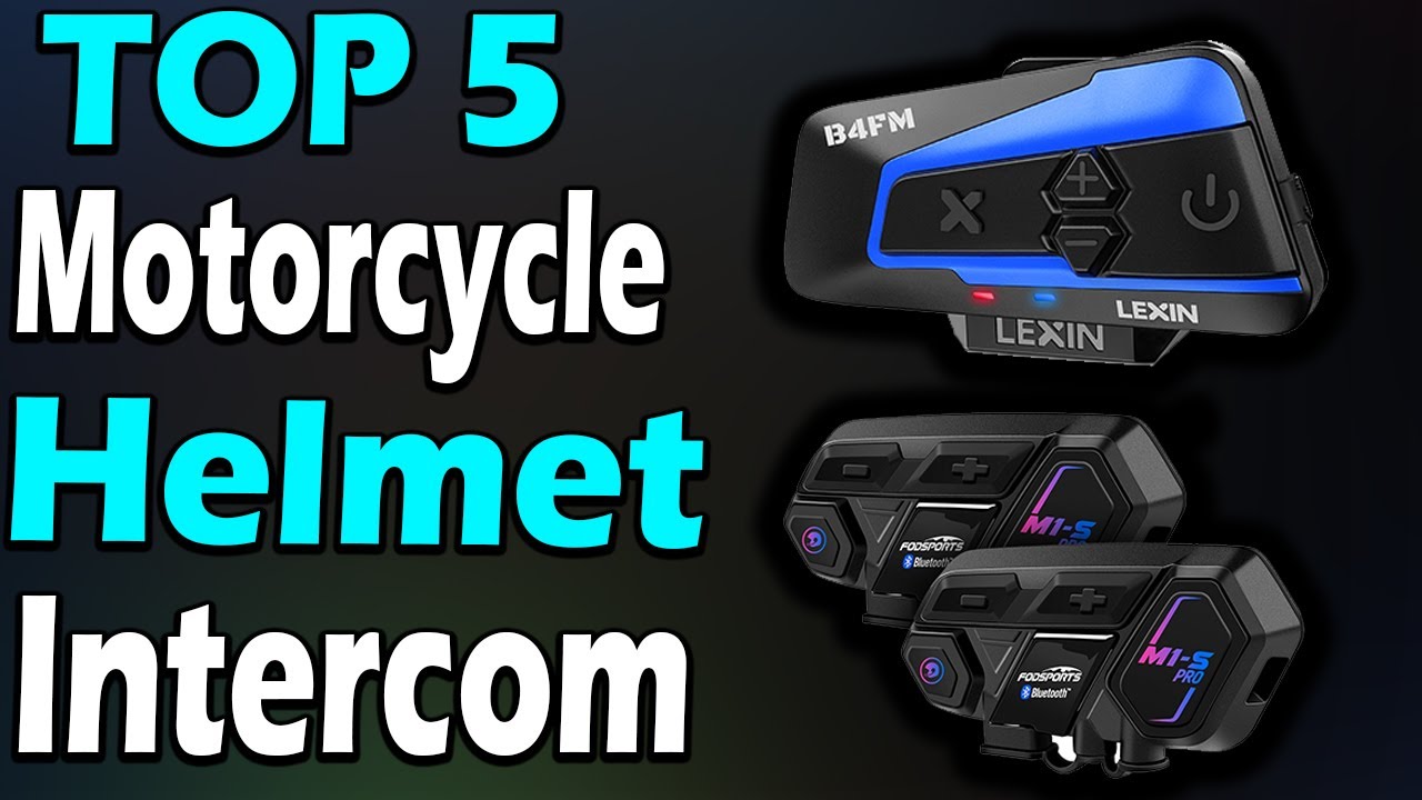 TOP 5 Best Motorcycle Helmet Intercom Review In 2023